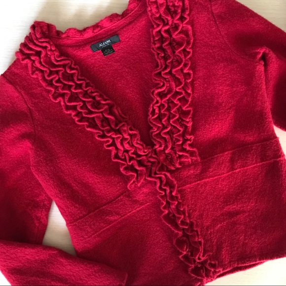 Alfani Sweaters - Cute Alfani red wool sweater